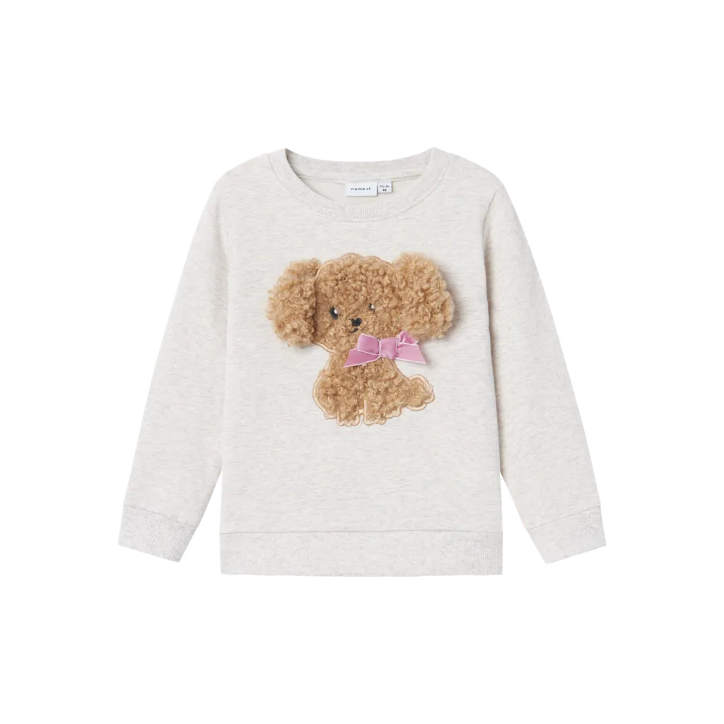 NAME IT Sweatshirt Ruby Peyote Melange billede