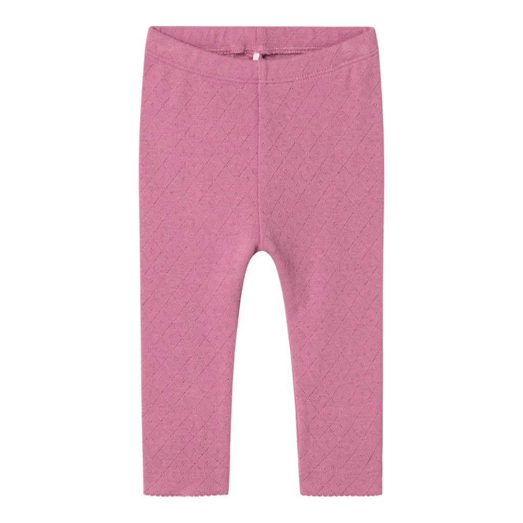 NAME IT Hulmønster Leggings Silla Mauve Orchid
