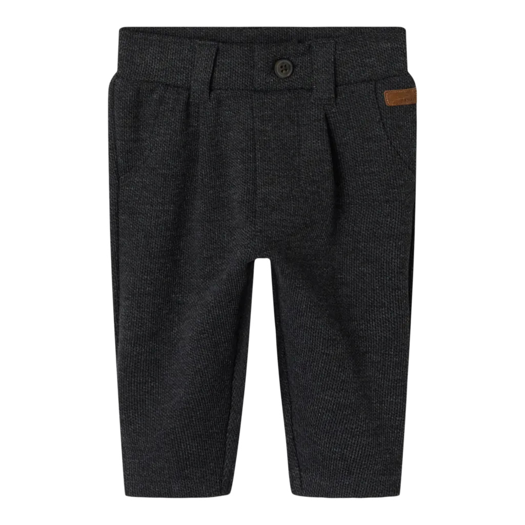 NAME IT Baby Bukser Roxo Dark Grey Melange 