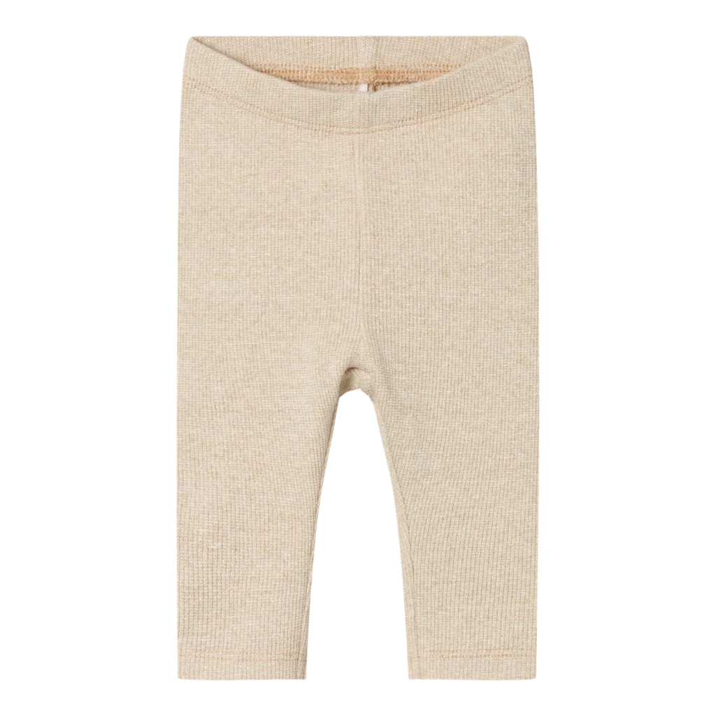 NAME IT Glimmer Leggings Siclo Gilded Beige billede