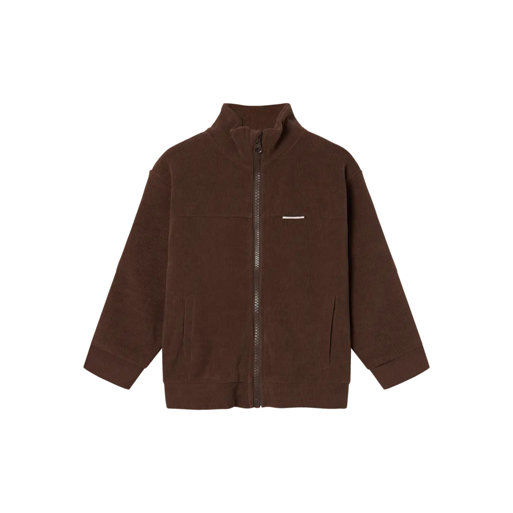NAME IT Fløjls Sweat Cardigan Rob Bracken