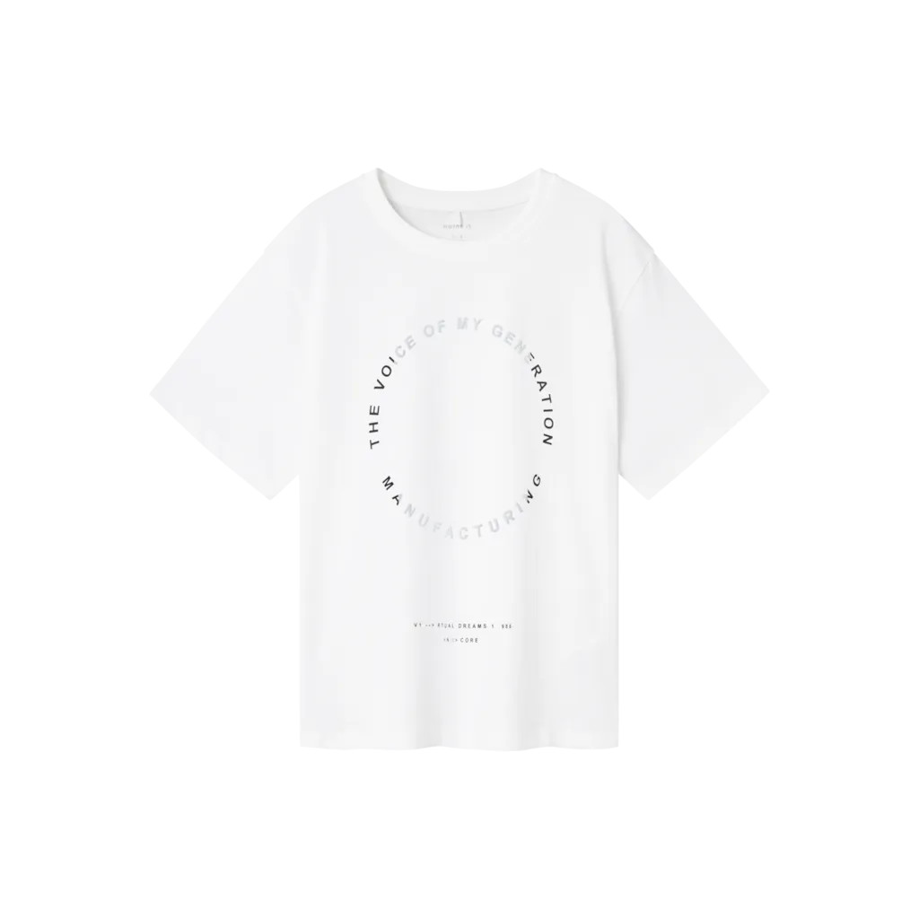 Name It T-Shirt Rort - Bright White