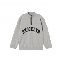 NAME IT Sweatshirt Styn Grey Melange