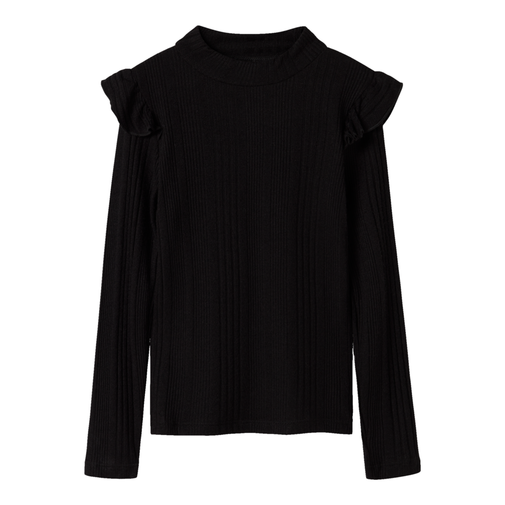 Name It Rib Bluse Siggi - Black