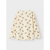 LIL ATELIER Langærmet Bluse Gavo Turtledove Duck