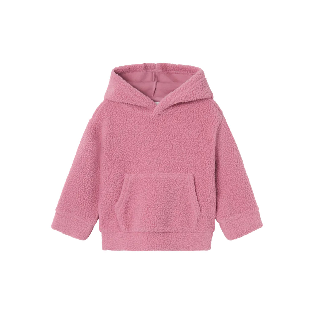 NAME IT Teddy Hoodie Mauve Orchid