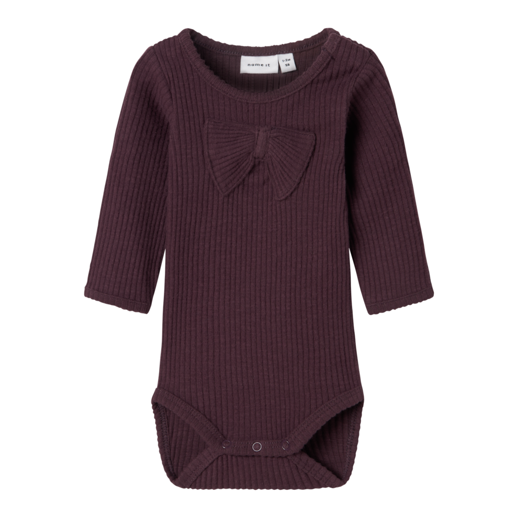 Name It Langærmet Body Lusai - Plum Perfect