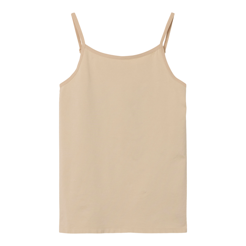 Name It Noja Sømløs Strop Top - Humus
