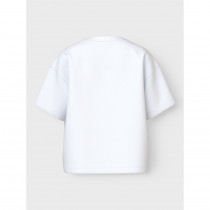 NAME IT T-Shirt Vamina Bright White Calming Nature