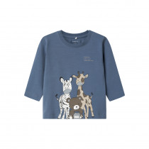 NAME IT Langærmet Bluse Tumo China Blue
