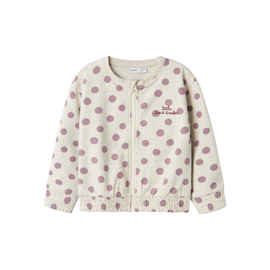 Name It Tenja Sweat Cardigan - Peyote Melange