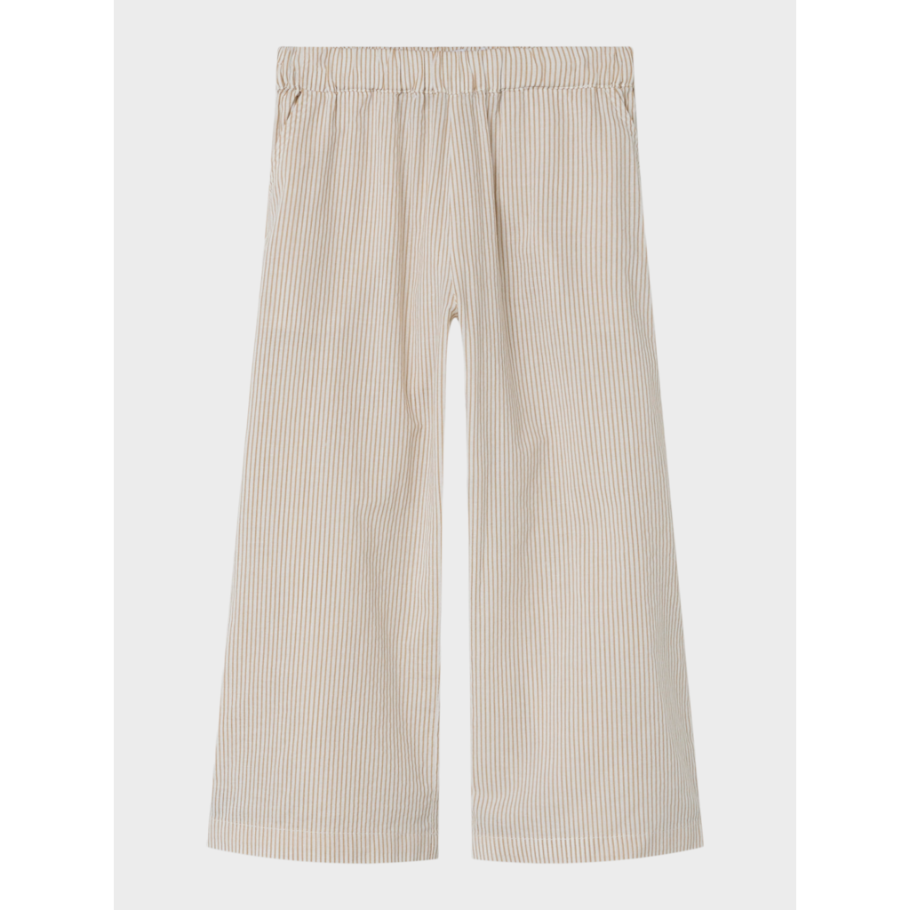 NAME IT Brede Bukser Jelaila Savannah Tan