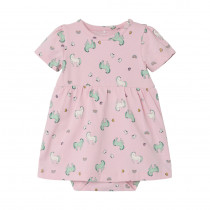 NAME IT Kortærmet Body Kjole Jennia Parfait Pink