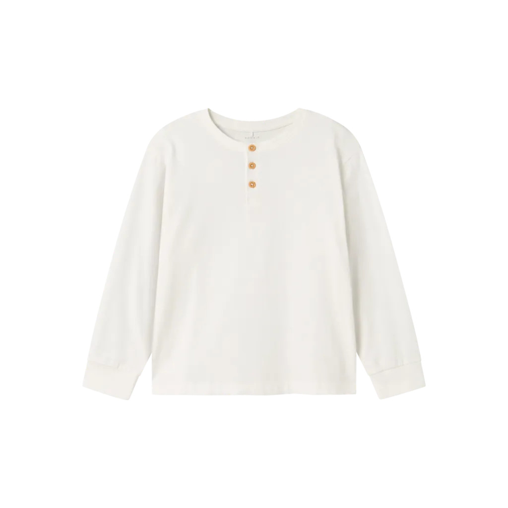 NAME IT Langærmet Bluse Steffen Cloud Dancer