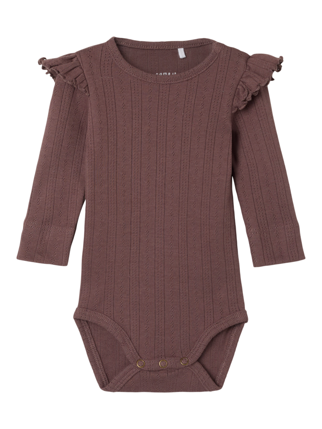 NAME IT Langærmet Body Omina Peppercorn