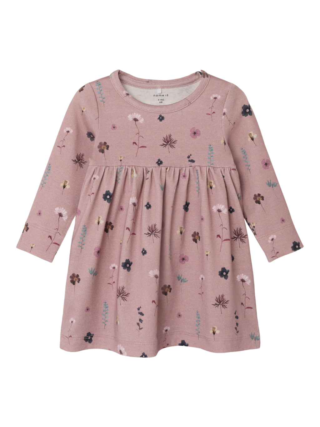 NAME IT Langærmet Kjole Odetta Deauville Mauve billede