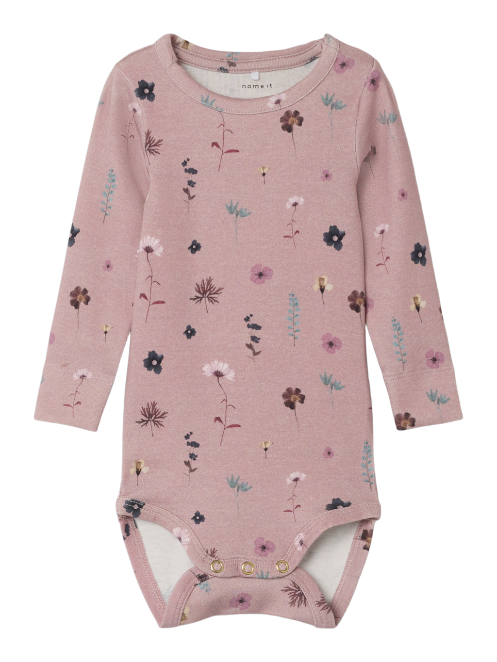 NAME IT Langærmet Body Odetta Deauville Mauve