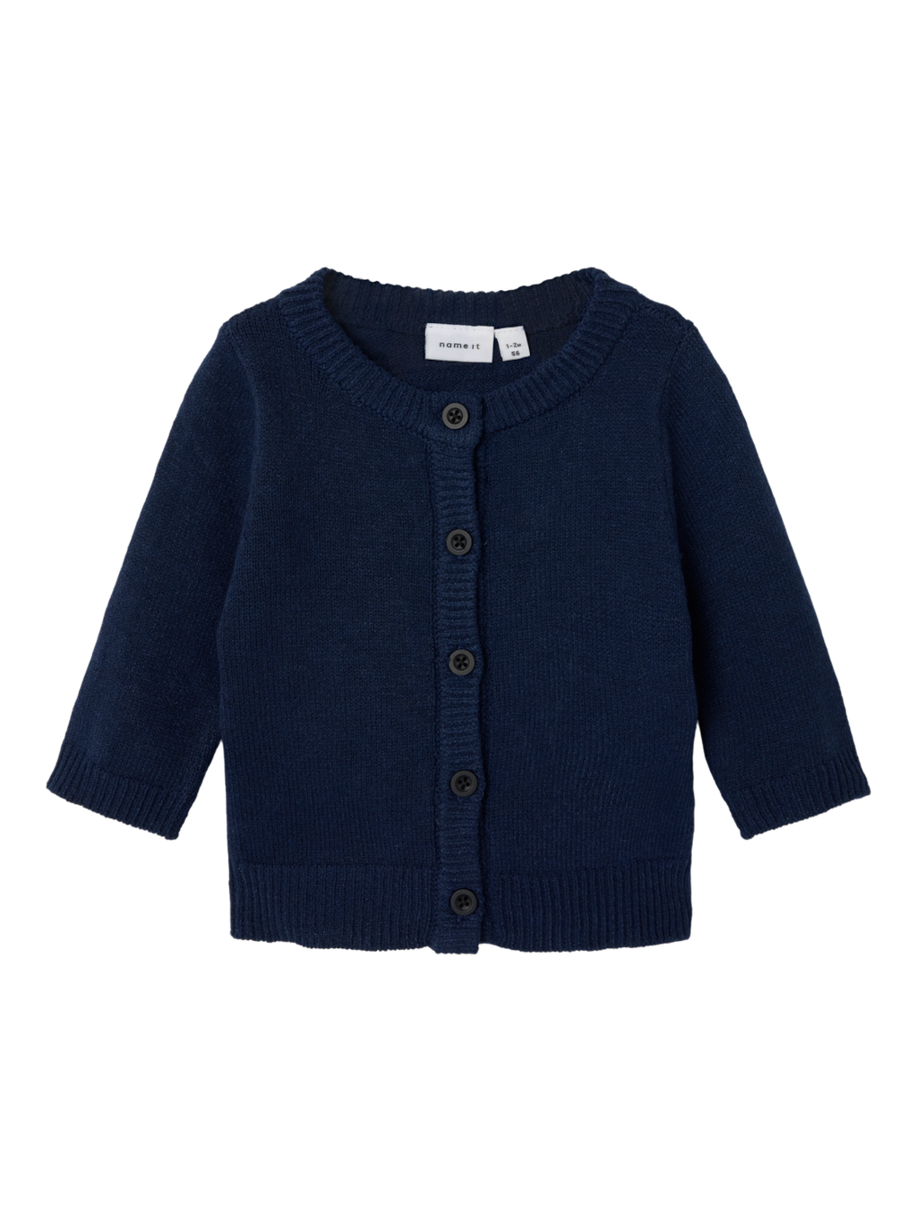 NAME IT Strik Cardigan Olaske Inkwell