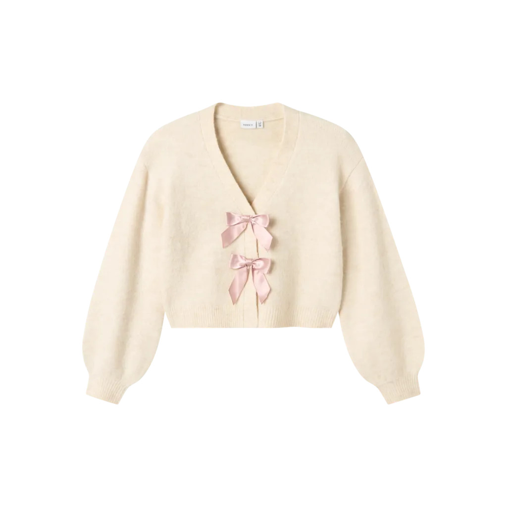 NAME IT Sløjfe Cardigan Rina Jet Stream