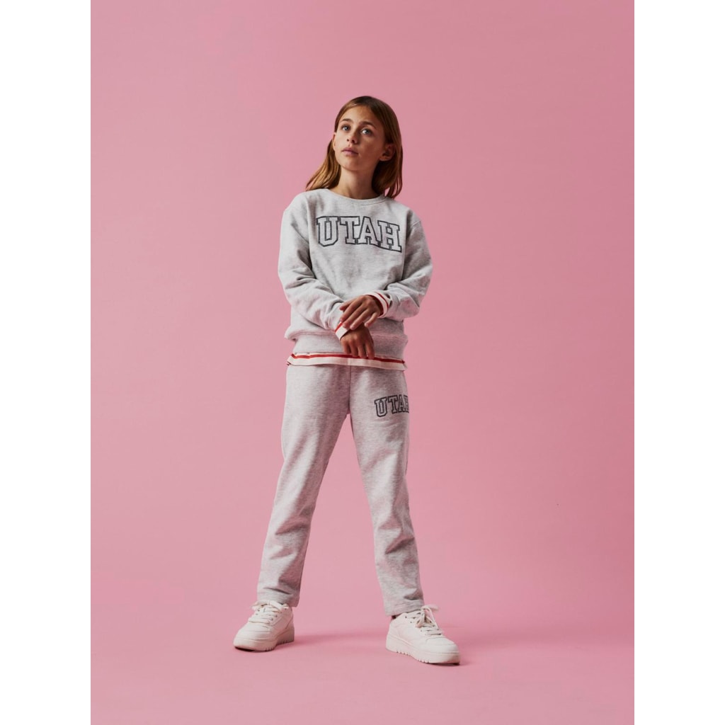 Name It Taloy Sweatpants - Light Grey Melange