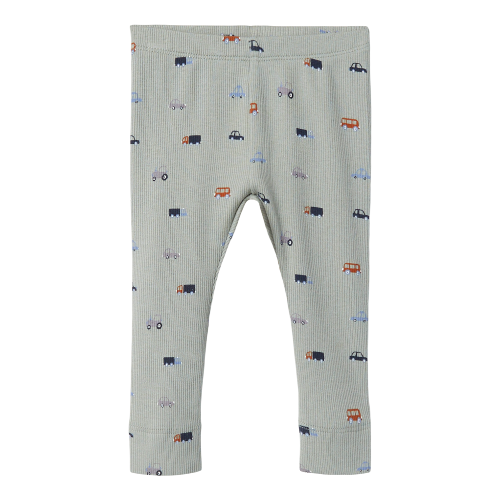 NAME IT Rib Leggings Dabu Wrought Iron billede