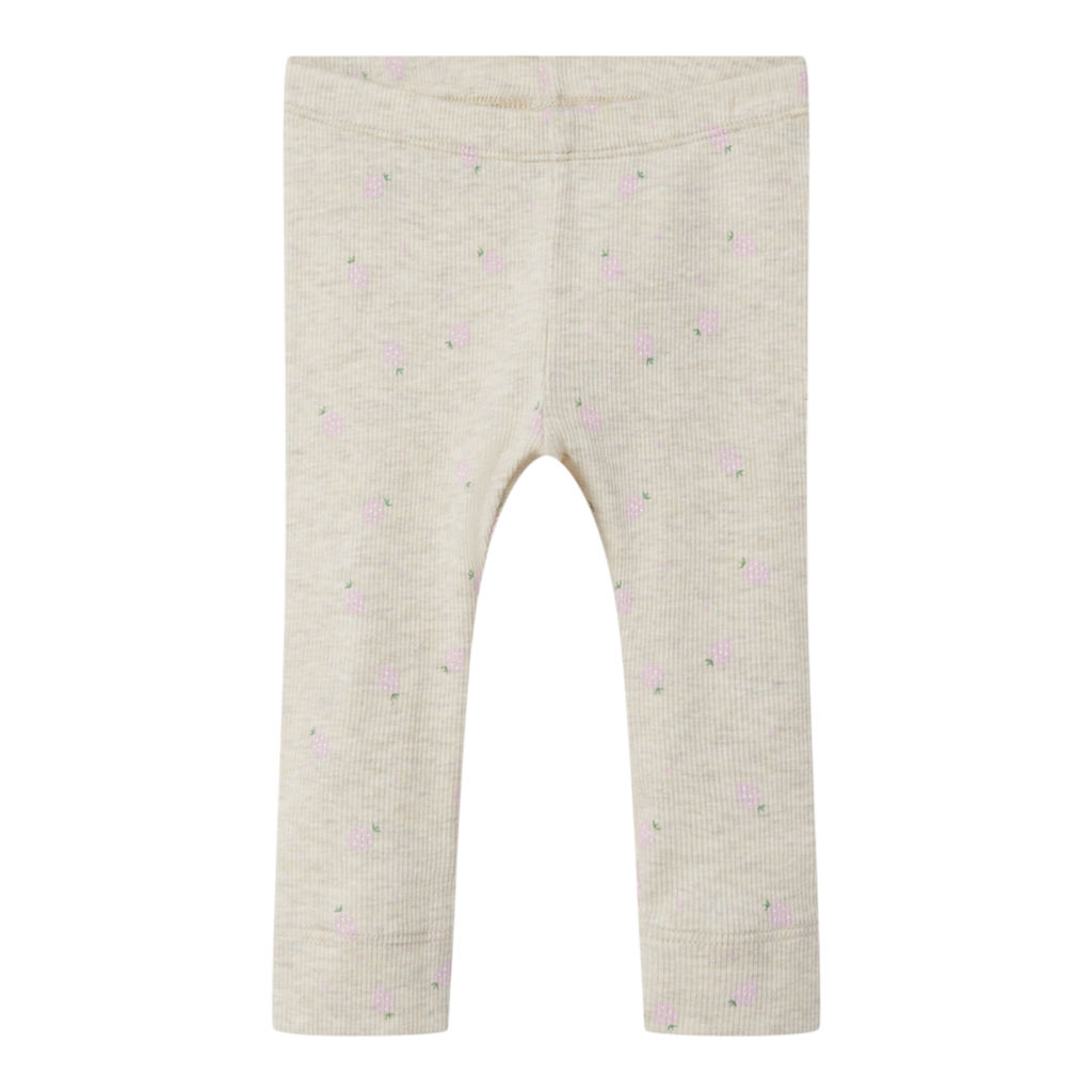 NAME IT Rib Leggings Dabua Peyote Melange