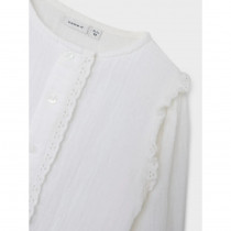 NAME IT Skjorte Loreen Bright White