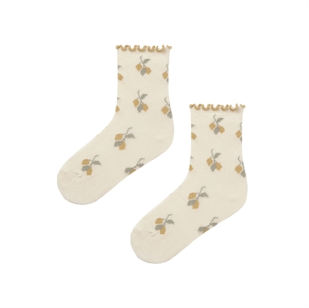 Lil Atelier Darlene 2-Pak Strømper - Turtledove