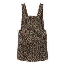 NAME IT Denim Leo Spencer Kjole Silver Mink Leopard