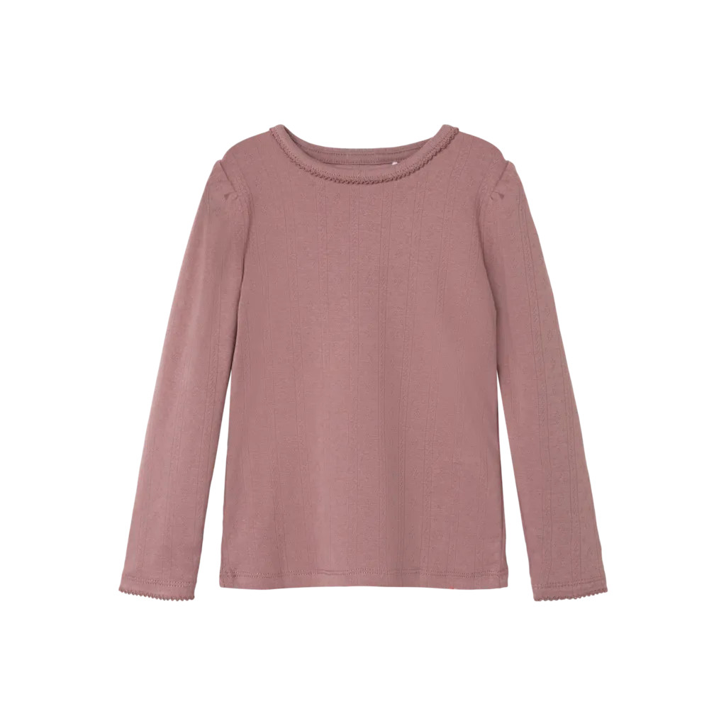 NAME IT Langærmet Bluse Nigella Twilight Mauve
