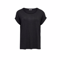 ONLY Løs T-shirt Top Sort