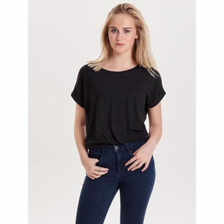 ONLY Løs T-shirt Top Sort