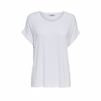 ONLY Løs T-shirt Top Hvid