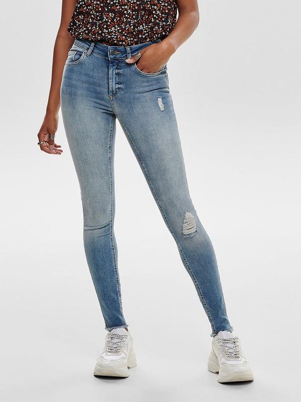 ONLY Blush Mid Waist Skinny Fit Ankel Jeans