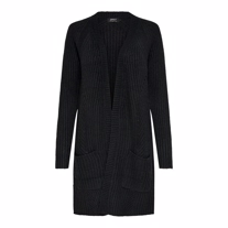 ONLY Lang Strikket Cardigan Bernice Black