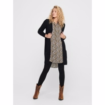ONLY Lang Strikket Cardigan Bernice Black