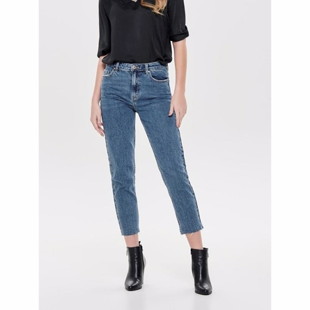 ONLY Emily High Waist Straight Fit Mom Jeans