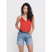 ONLY Løs Top Debbie High Risk Red