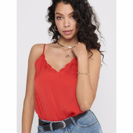 ONLY Løs Top Debbie High Risk Red