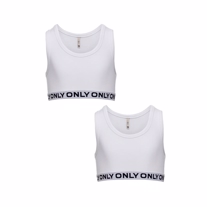 ONLY KIDS 2-Pak Sports Top Hvid