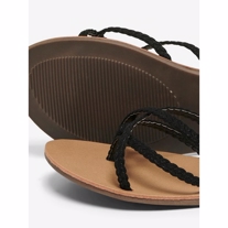 ONLY Flettede Sandaler Maya Black