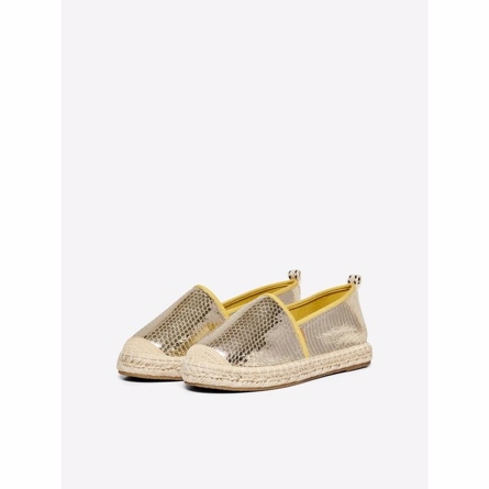 ONLY Espadrillos Gold Snake