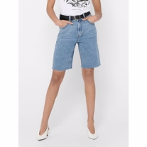 ONLY Emily High Waist Long Denim Shorts