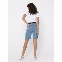 ONLY Emily High Waist Long Denim Shorts