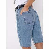 ONLY Emily High Waist Long Denim Shorts