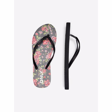 Billede af ONLY Klip Klapper Bea Black Flower
