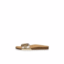 ONLY Læder Sandaler Madison Gold