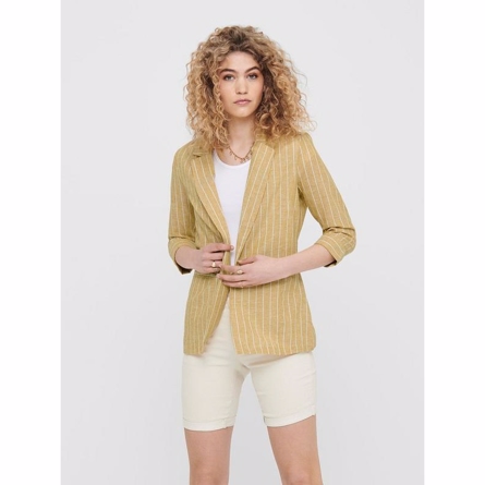 ONLY Stribet Blazer Paloma Golden Spice