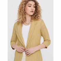 ONLY Stribet Blazer Paloma Golden Spice