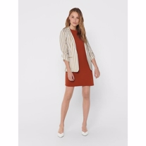 ONLY Stribet Blazer Rose-Evette Humus